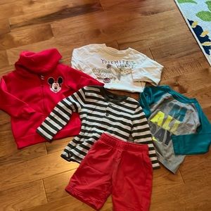 Bundle 4T, Gap, Nike, Garanimals, Cat and Jack, Disney.